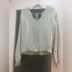 Altar’d State Knit Tie-Back Sweater